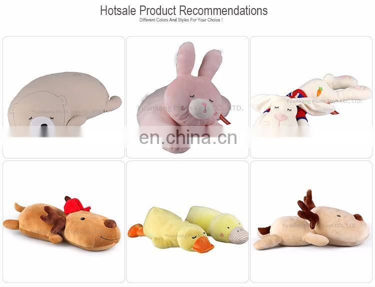 Custom promotional animal shape snake plush cushion
