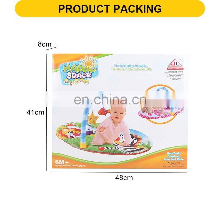 Hot selling foldable musical cartoon toys the baby floor mat