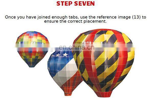 Wholesale kids Hot-air balloon paper 3D jigsaw puzzle