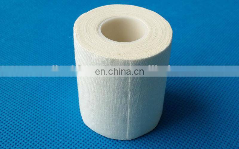 Factory manufacturing medical dressing white/skin color zinc oxide adhesive plaster/tape
