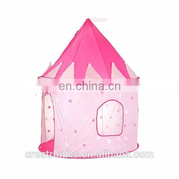 Kids Foldable Pop Up Play Tent Indoor Pink Dark Bule Play House Baby Outdoor Princess Castle Kid Play Tent
