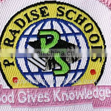 custom fashion design logo clothing embroidery textile patch badge