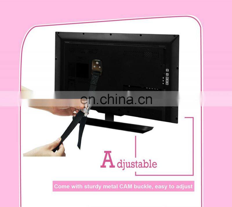 Baby kid child safety Anti-tip metal TV strap and furniture strap with screws kit