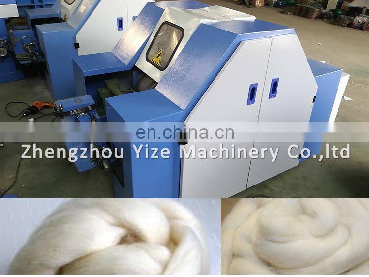 Fabric cotton waste recycling machine and wool combing machine making for sliver
