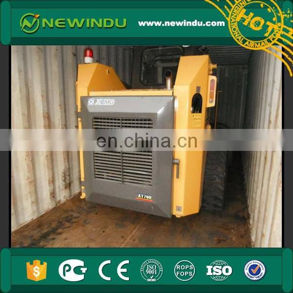 Chinese XT760 Skid Steer Loader with Ice Breaker Attachment