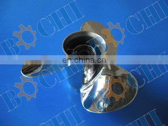 Yacht stainless steel 3 blade 15 inch outboard marine propeller