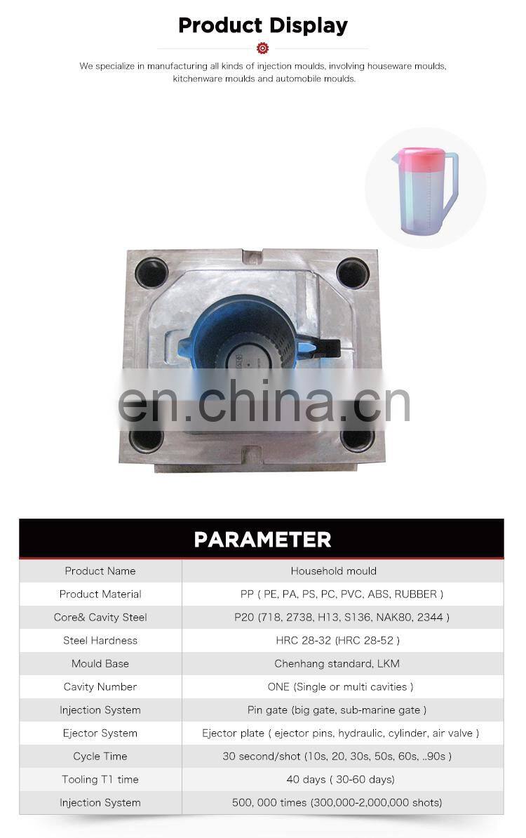 Taizhou wholesale custom household new design plastic jug moulding