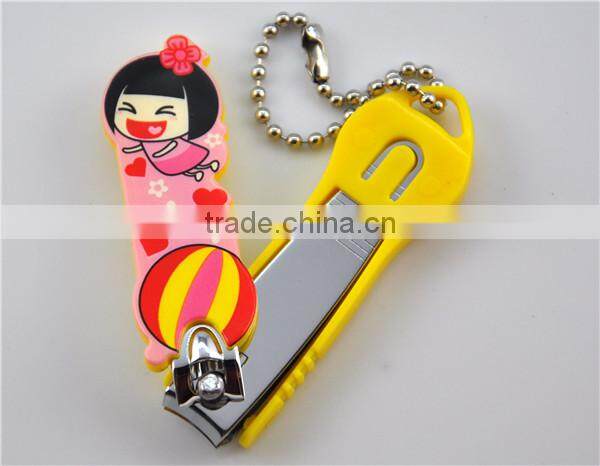 2014 wholesale promotional item nail clipper beautiful girls japan