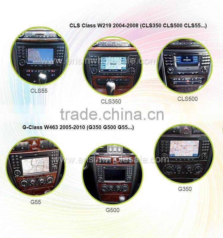 Erisin ES2501B 7" Mercedes E-Class Double Din Car Multimedia Navigation System