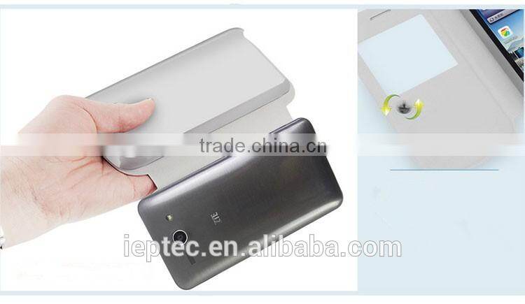 MOFi RUI Series Smart Window View Cover for ZTE Grand S lI, ZTE TD-LTE, PU Leather Flip Case for ZTE Grand S 2