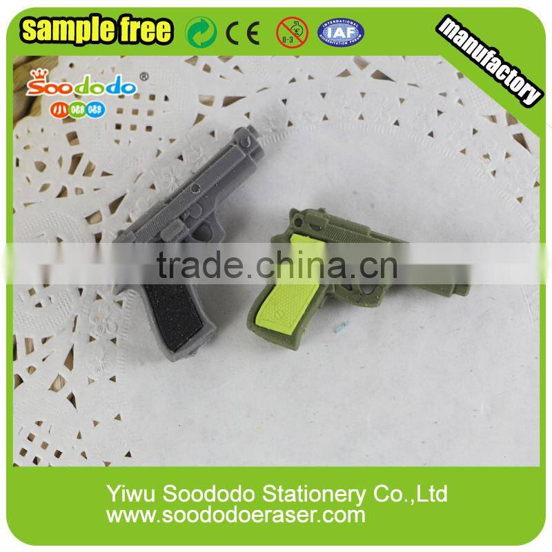 Cool Gun Pistol shape eraser toy gift for Boys