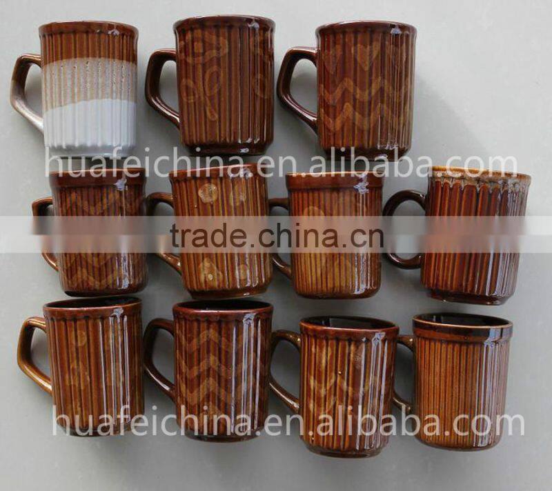 Ceramic Mug cup, tea mug, stoneware zebra mug made in china