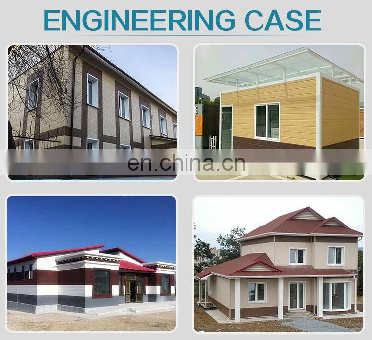 16mm Interior Decorative Rock Wool Polyurethane PU Metal Wall Sandwich Panel