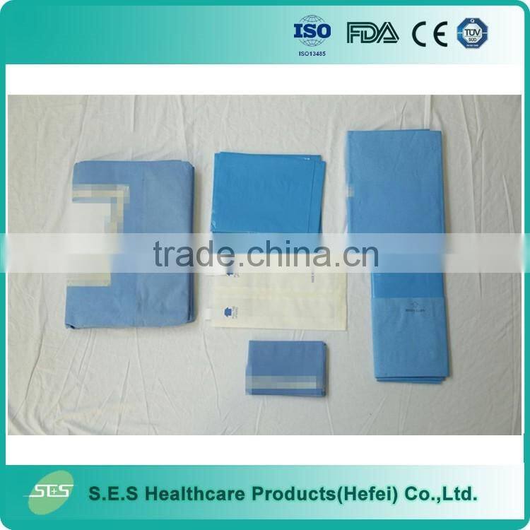 laparotomy surgical pack disposable surgical drapes pack