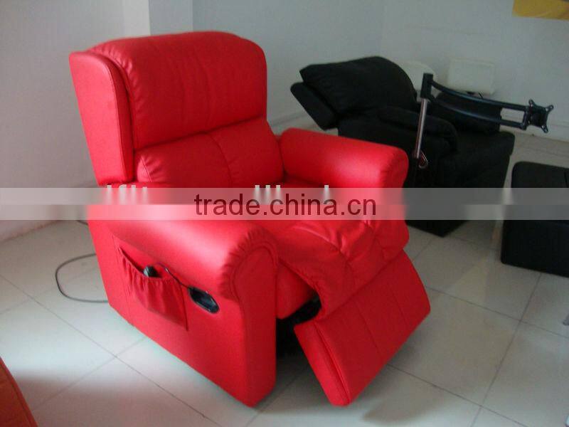 AK-C03A genuine electric leather recliner chairs