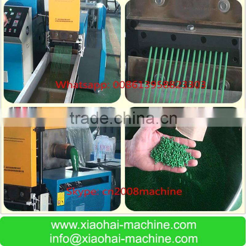 HAS VIDEO Plastic Granules Raw Material Making Machine For Ldpe Hdpe Film Pelletizing