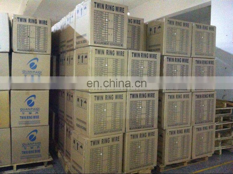 Automatic Double Loop Wire Forming and Spooling Machine O ring spool making machine