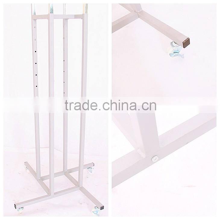 Eco-friendly feature clothes metal display rack