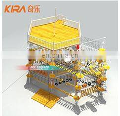 Challenge Children Or Adults Outdoor Adventure Obstacle Rope Course Equipment For Sale