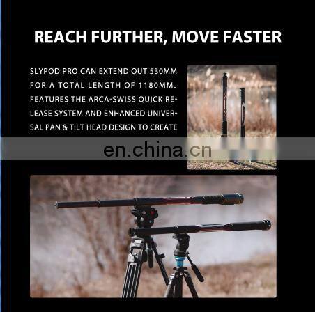 MOZA Slypod Pro Motorized 3-In-1 Monopod Tripod Slider for DSLR Camera Gimbal Stabilizer