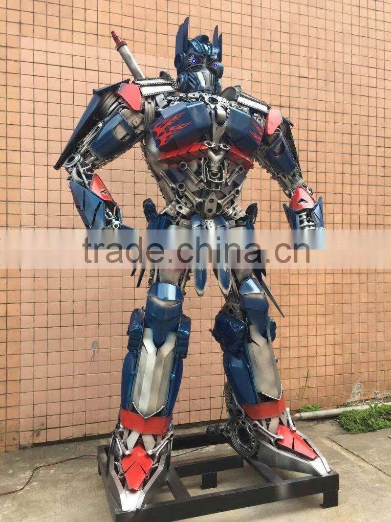 art sculpture Optimus Prime modern art sculpture