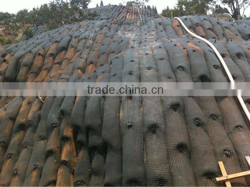 greening grass planting grow bag nonwovens / geotextile ecological bag used in slope protection & soil reinforcement