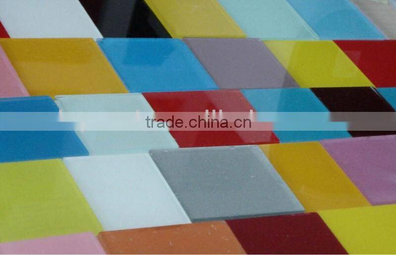 high quality colored painted glass
