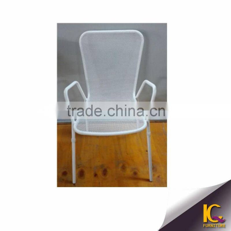 Metal iron wholesale chair cheap metal dining chairs dinning garden chair