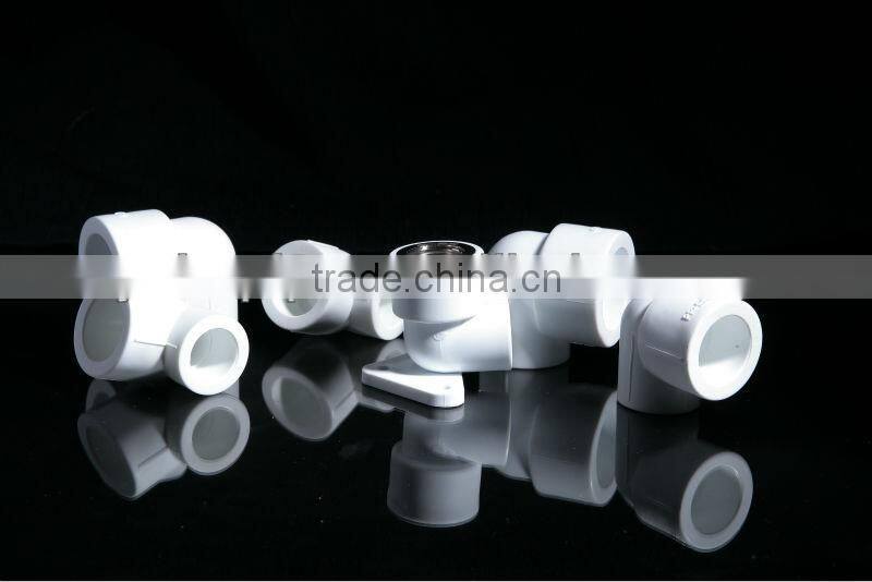 Zhejiang Factory PPR Reducing Elbow Pipe Fittings for Water System Connector