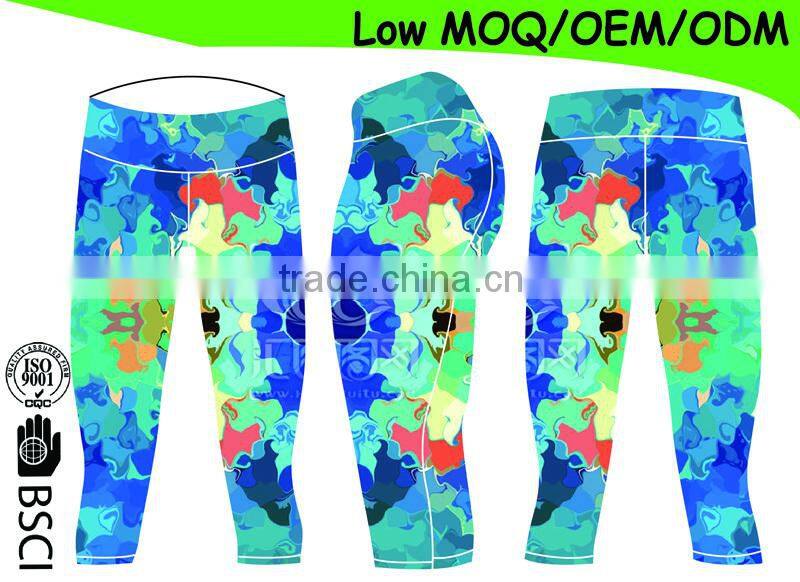 Unique design no minimum capri fitness yoga workout pants