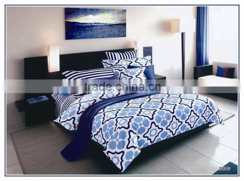 2016 Elegant Blue Print Beautiful Bedding Set