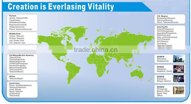 Genew OnAccess 45x Router Series PTP ONU for "triple play" services