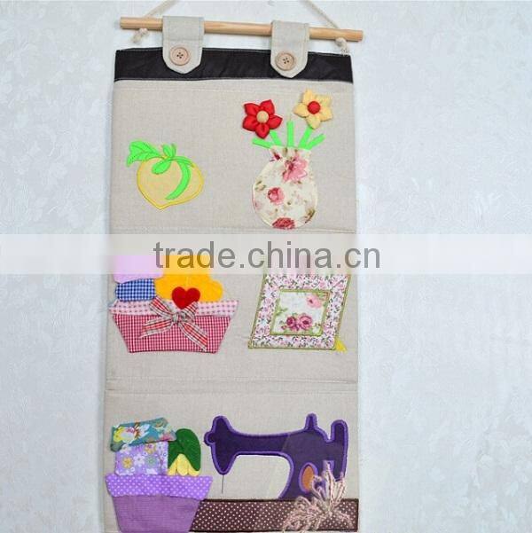 Over The Wall Hanging Shoe Organizer/ Lovly Cartoon Fabric Organizer