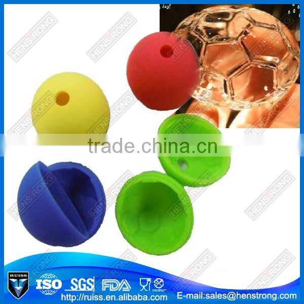 Football shape ice ball for wine