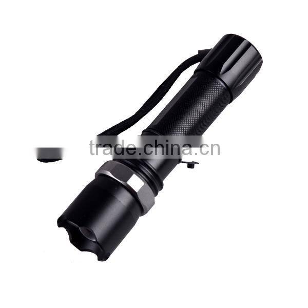 Aluminum Alloy 3W XPE LED Rechargeable LED Police Torch