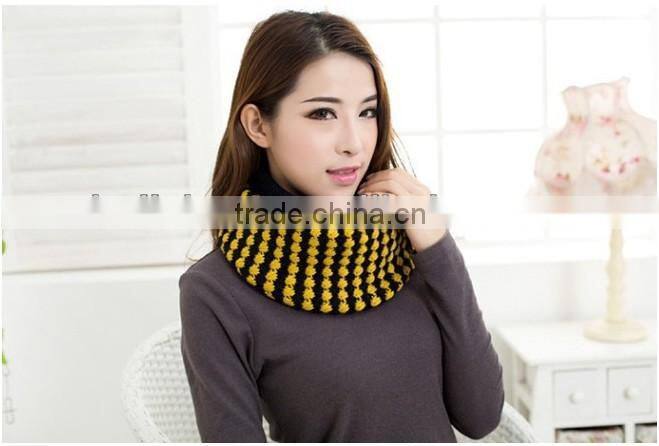 Fashion Assorted Color Wool Loop Lady Winter Scarf