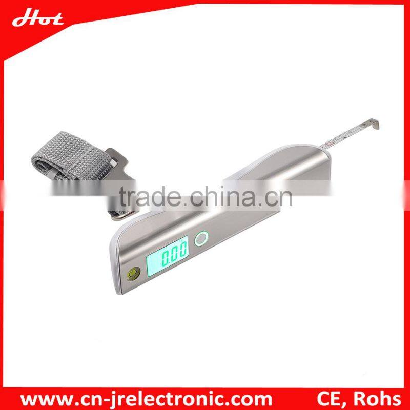 2016 popular executive promotional gift 50kg travel scale with 1m measurement tape