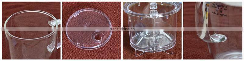 New Arrival ! "SAMADOYO" 400 ML High-grade Office Drinking Glass Cup For Making Tea