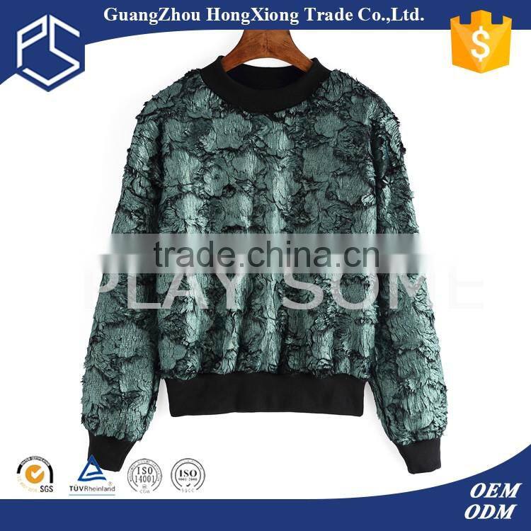 2016 new style 100%cotton with pocket custom crop hoodies