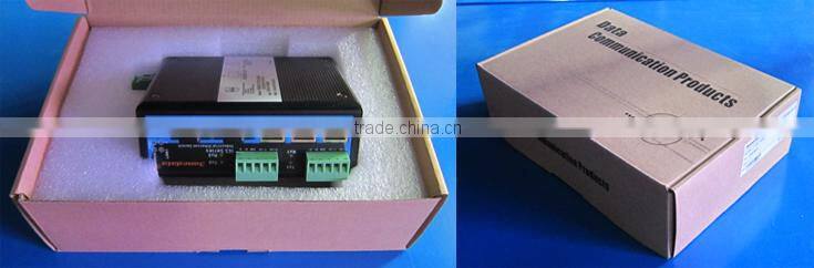 8 ports Managed Industrial Ethernet Fiber Switch with 4 ports RS485