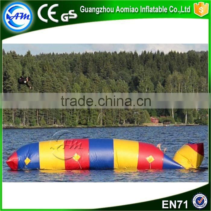 New design high quality colorful inflatable water blob jump for sale