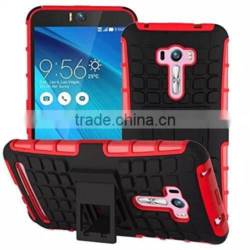 Keno Hot Selling PC+TPU Hybrid Kickstand Back Cover Phone Case for Asus Zenfone Max ZC550KL, Cover Case for Asus Zenfone Max