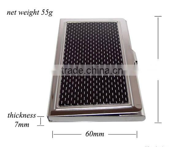 Promotional Aristocratic Family 100% Real Carbon Fiber Stainless Steel Metal Carbon Fiber Card Holder