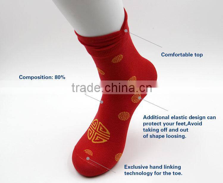 Wholesale Red Custom Women Non Slip Socks