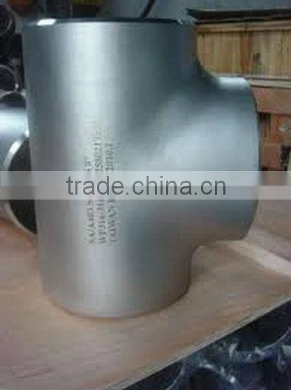 GB/ JB/ HGL/SHL/ANSI/ASME Stainless Steel Pipe Fittings Equal Tee / Coupling