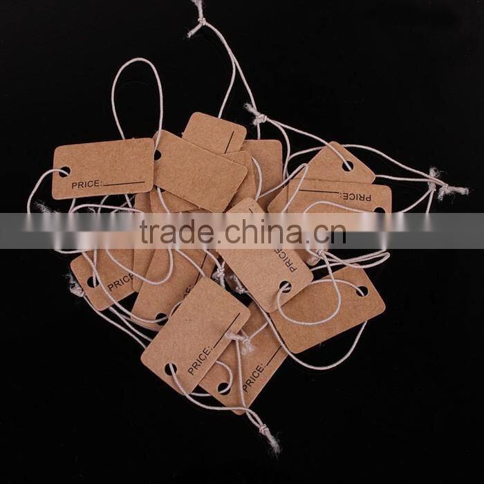 small paper jewelry hang tag for price lable printing