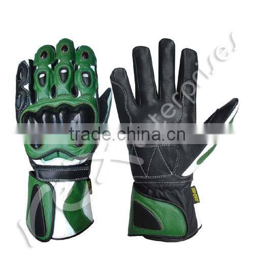 Leather Motorbike Motorcycle Racing Sports Gloves