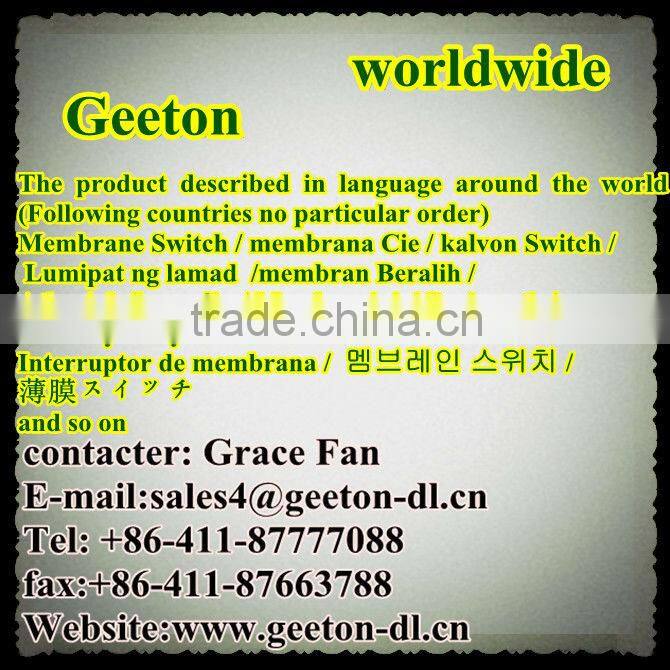 Custom Pcb Luminous Ink Colorful Membrane Keyboard