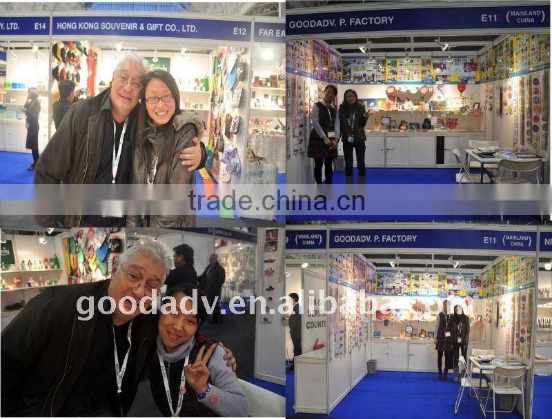 Good quality advertising custom make tin fridge magnet sticker