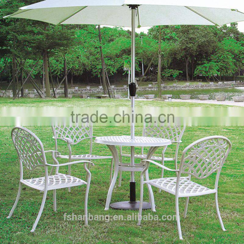 Hotsale Heavy Duty All Weather garden furniture made of cast aluminum